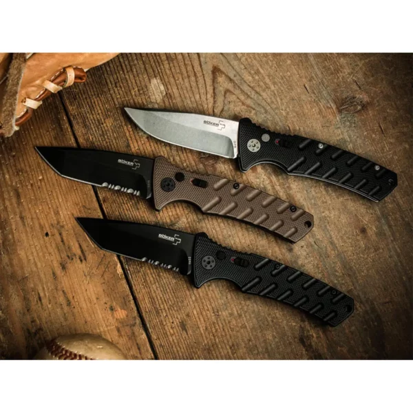 Автоматический нож Boker 01BO401 Strike Tanto All Black 01BO401