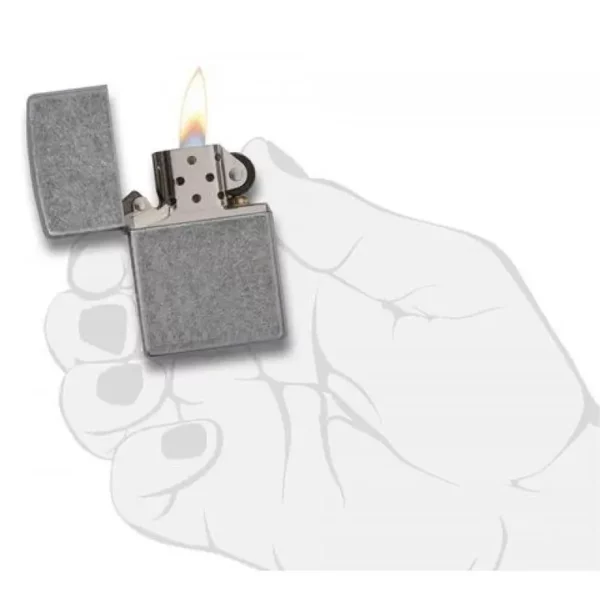 Зажигалка Antique Silver Plate ZIPPO 121FB 121FB