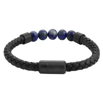Браслет Leather Bracelet with Charms с шармами (20 см) ZIPPO 2007160 2007160