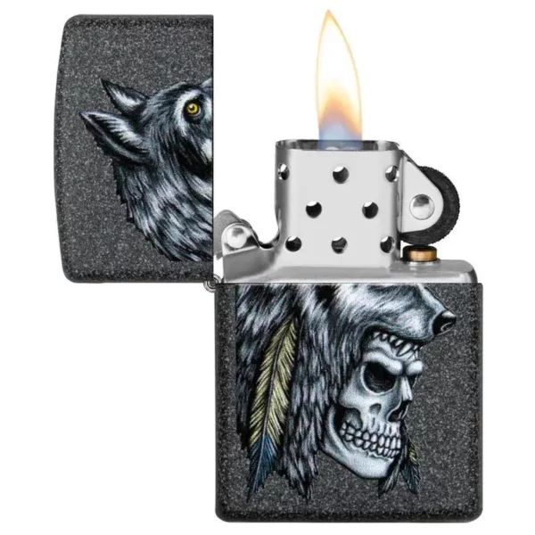 Зажигалка Wolf Skull Feather Design ZIPPO 29863 29863