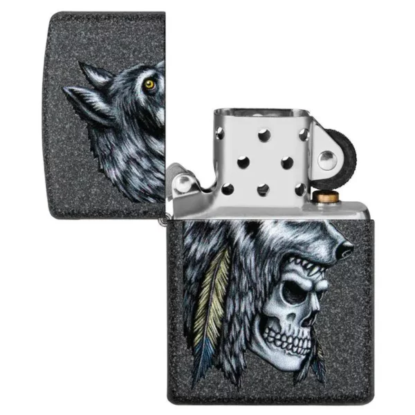 Зажигалка Wolf Skull Feather Design ZIPPO 29863 29863