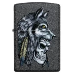 Зажигалка Wolf Skull Feather Design ZIPPO 29863 29863