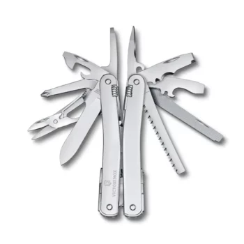 Мультитул VICTORINOX SwissTool Spirit MX, 105 мм, 24 функции, серебристый, в нейлоновом чехле 3.0224.MN