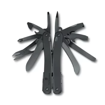 Мультитул VICTORINOX SwissTool Spirit MXBS, 105 мм, 24 функции, чёрный, в нейлоновом чехле 3.0226.M3N