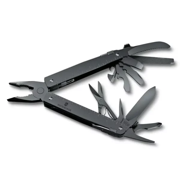 Мультитул VICTORINOX SwissTool MXBS, 115 мм, 26 функций, чёрный, в нейлоновом чехле 3.0326.M3N