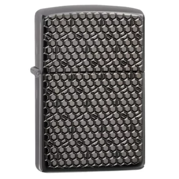 Зажигалка Armor™ Black Ice® Hexagon Design ZIPPO 49021 49021