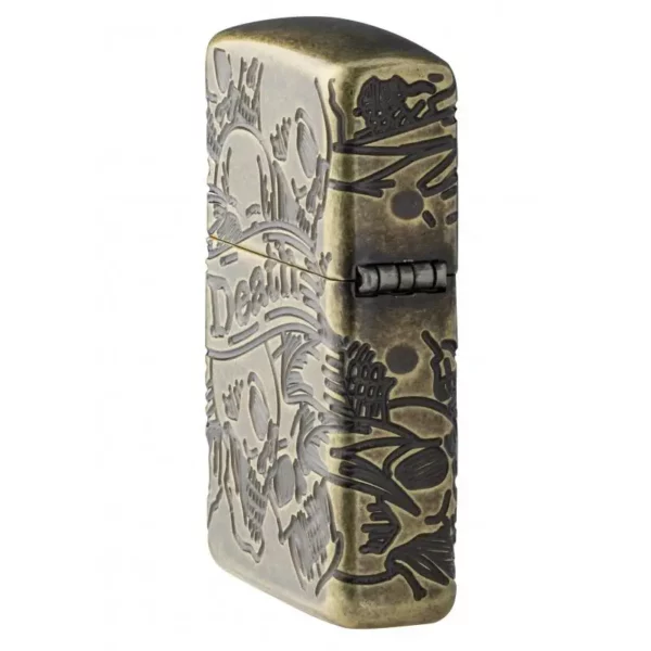Зажигалка Armor™ Freedom Skull Antique Brass™ ZIPPO 49035 49035