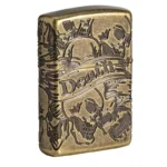 Зажигалка Armor™ Freedom Skull Antique Brass™ ZIPPO 49035 49035