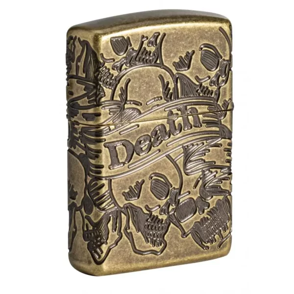 Зажигалка Armor™ Freedom Skull Antique Brass™ ZIPPO 49035 49035