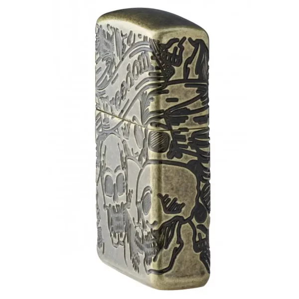Зажигалка Armor™ Freedom Skull Antique Brass™ ZIPPO 49035 49035