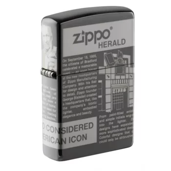 Зажигалка Black Ice® Newsprint Design ZIPPO 49049 49049