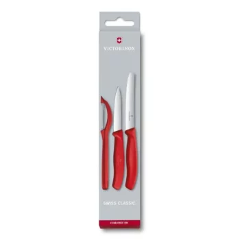 Набор из 3 ножей для овощей Swiss Classic: нож 8 см, нож 11 см, овощечистка VICTORINOX 6.7111.31 6.7111.31