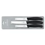 Набор из 3 ножей Swiss Classic: 2 ножа для овощей 8 см, столовый нож 11 см VICTORINOX 6.7113.3 6.7113.3