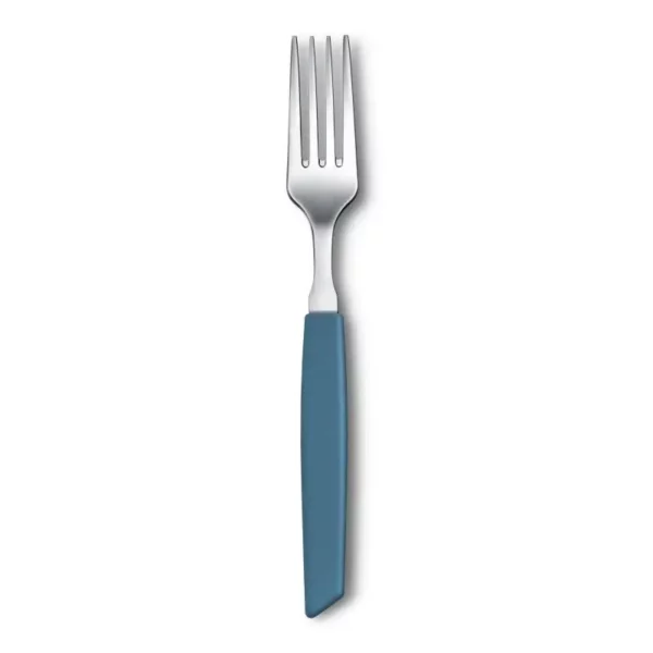 Набор из 6 столовых вилок VICTORINOX Swiss Modern, 205 мм, сталь / синтетический материал, синий 6.9036.092.6