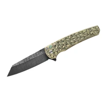 Нож Pro-Tech Malibu Bronze Anodize Titanuim Engraved - 2022