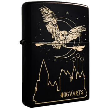 Зажигалка Black Matte ZIPPO 218  СС HOGWARTS