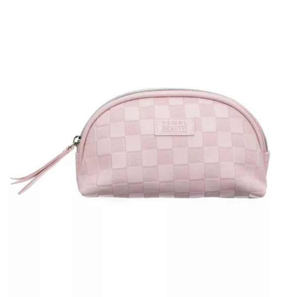 Косметичка серия "Шашки", розовая, 20х8,5х11см  DEWAL BEAUTY BG-331 BG-331 Розовый DEWAL BEAUTY